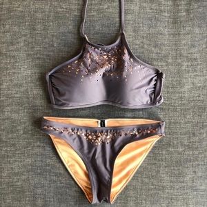 Women’s purple bikini set